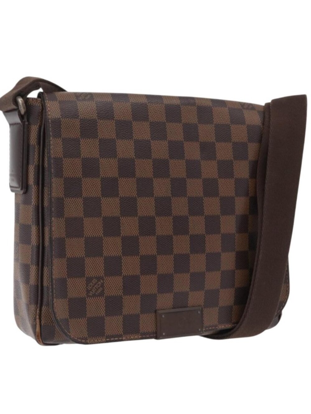 LOUIS VUITTON Damier Ebene District PM Shoulder Bag N41213